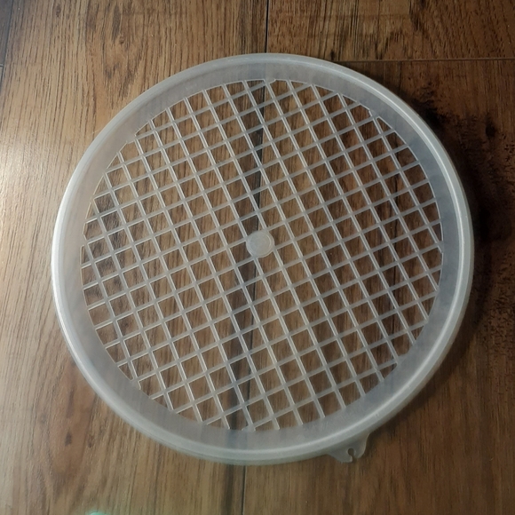 Vtg 516 Tupperware 9" Round Lid 339  Colander Strainer Lid - Picture 9 of 14